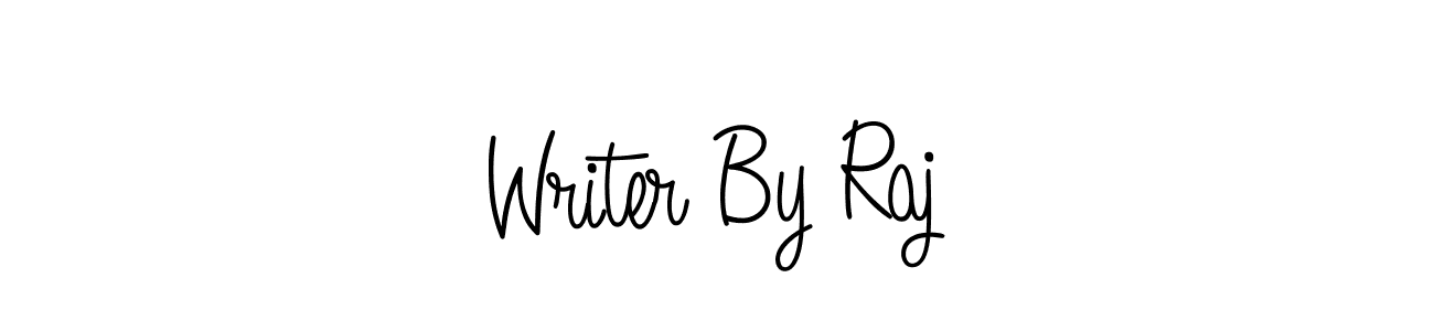 Angelique-Rose-font-FFP is a professional signature style that is perfect for those who want to add a touch of class to their signature. It is also a great choice for those who want to make their signature more unique. Get Writer By Raj name to fancy signature for free. Writer By Raj signature style 5 images and pictures png