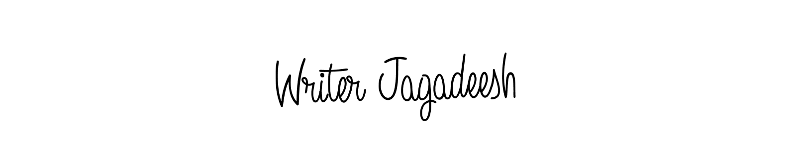 It looks lik you need a new signature style for name Writer Jagadeesh. Design unique handwritten (Angelique-Rose-font-FFP) signature with our free signature maker in just a few clicks. Writer Jagadeesh signature style 5 images and pictures png
