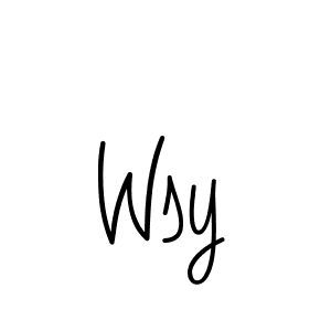 How to make Wsy signature? Angelique-Rose-font-FFP is a professional autograph style. Create handwritten signature for Wsy name. Wsy signature style 5 images and pictures png