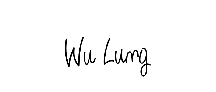 if you are searching for the best signature style for your name Wu Lung. so please give up your signature search. here we have designed multiple signature styles  using Angelique-Rose-font-FFP. Wu Lung signature style 5 images and pictures png