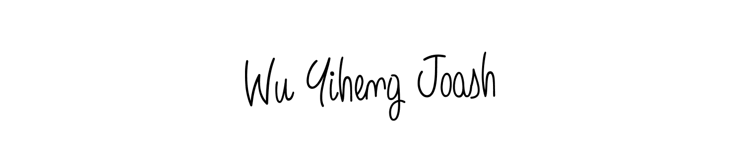 Similarly Angelique-Rose-font-FFP is the best handwritten signature design. Signature creator online .You can use it as an online autograph creator for name Wu Yiheng Joash. Wu Yiheng Joash signature style 5 images and pictures png