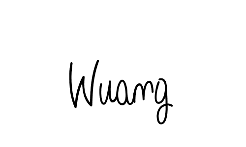 Angelique-Rose-font-FFP is a professional signature style that is perfect for those who want to add a touch of class to their signature. It is also a great choice for those who want to make their signature more unique. Get Wuang name to fancy signature for free. Wuang signature style 5 images and pictures png