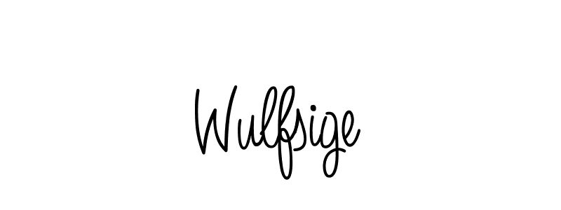 Create a beautiful signature design for name Wulfsige. With this signature (Angelique-Rose-font-FFP) fonts, you can make a handwritten signature for free. Wulfsige signature style 5 images and pictures png