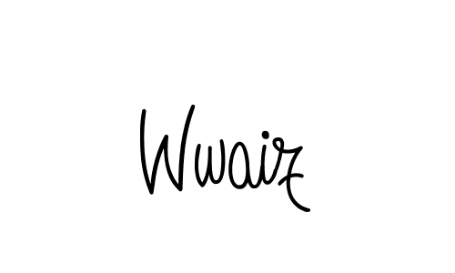 How to make Wwaiz signature? Angelique-Rose-font-FFP is a professional autograph style. Create handwritten signature for Wwaiz name. Wwaiz signature style 5 images and pictures png