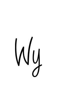 How to make Wy name signature. Use Angelique-Rose-font-FFP style for creating short signs online. This is the latest handwritten sign. Wy signature style 5 images and pictures png