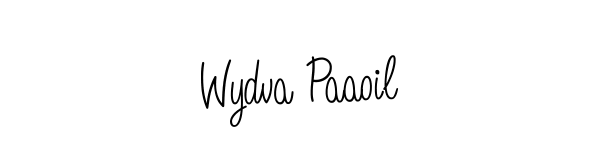 Best and Professional Signature Style for Wydva Paaoil. Angelique-Rose-font-FFP Best Signature Style Collection. Wydva Paaoil signature style 5 images and pictures png
