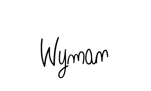 It looks lik you need a new signature style for name Wyman. Design unique handwritten (Angelique-Rose-font-FFP) signature with our free signature maker in just a few clicks. Wyman signature style 5 images and pictures png