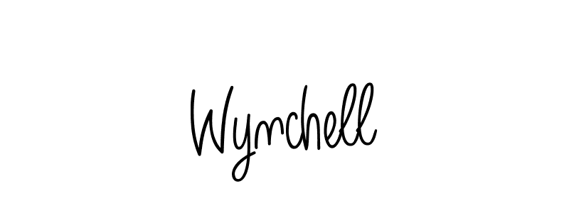 Use a signature maker to create a handwritten signature online. With this signature software, you can design (Angelique-Rose-font-FFP) your own signature for name Wynchell. Wynchell signature style 5 images and pictures png