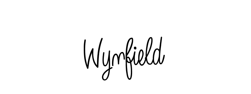 Wynfield stylish signature style. Best Handwritten Sign (Angelique-Rose-font-FFP) for my name. Handwritten Signature Collection Ideas for my name Wynfield. Wynfield signature style 5 images and pictures png