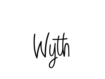 How to make Wyth signature? Angelique-Rose-font-FFP is a professional autograph style. Create handwritten signature for Wyth name. Wyth signature style 5 images and pictures png