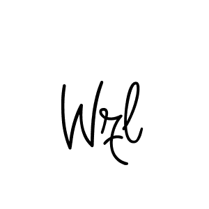 How to Draw Wzl signature style? Angelique-Rose-font-FFP is a latest design signature styles for name Wzl. Wzl signature style 5 images and pictures png