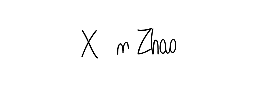How to Draw Xİn Zhao signature style? Angelique-Rose-font-FFP is a latest design signature styles for name Xİn Zhao. Xİn Zhao signature style 5 images and pictures png