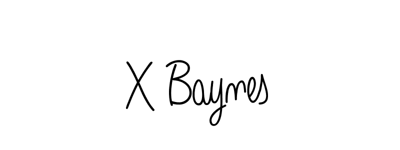 X Baynes stylish signature style. Best Handwritten Sign (Angelique-Rose-font-FFP) for my name. Handwritten Signature Collection Ideas for my name X Baynes. X Baynes signature style 5 images and pictures png
