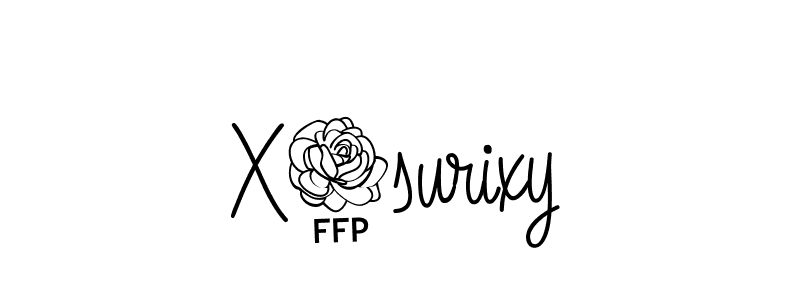 Angelique-Rose-font-FFP is a professional signature style that is perfect for those who want to add a touch of class to their signature. It is also a great choice for those who want to make their signature more unique. Get X2surixy name to fancy signature for free. X2surixy signature style 5 images and pictures png