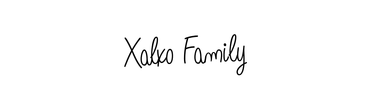 Similarly Angelique-Rose-font-FFP is the best handwritten signature design. Signature creator online .You can use it as an online autograph creator for name Xalxo Family. Xalxo Family signature style 5 images and pictures png