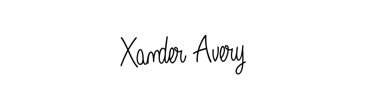 Create a beautiful signature design for name Xander Avery. With this signature (Angelique-Rose-font-FFP) fonts, you can make a handwritten signature for free. Xander Avery signature style 5 images and pictures png