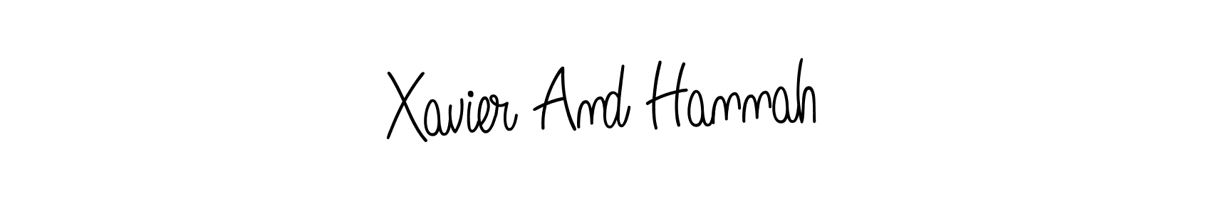 Once you've used our free online signature maker to create your best signature Angelique-Rose-font-FFP style, it's time to enjoy all of the benefits that Xavier And Hannah name signing documents. Xavier And Hannah signature style 5 images and pictures png