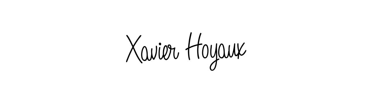 Create a beautiful signature design for name Xavier Hoyaux. With this signature (Angelique-Rose-font-FFP) fonts, you can make a handwritten signature for free. Xavier Hoyaux signature style 5 images and pictures png