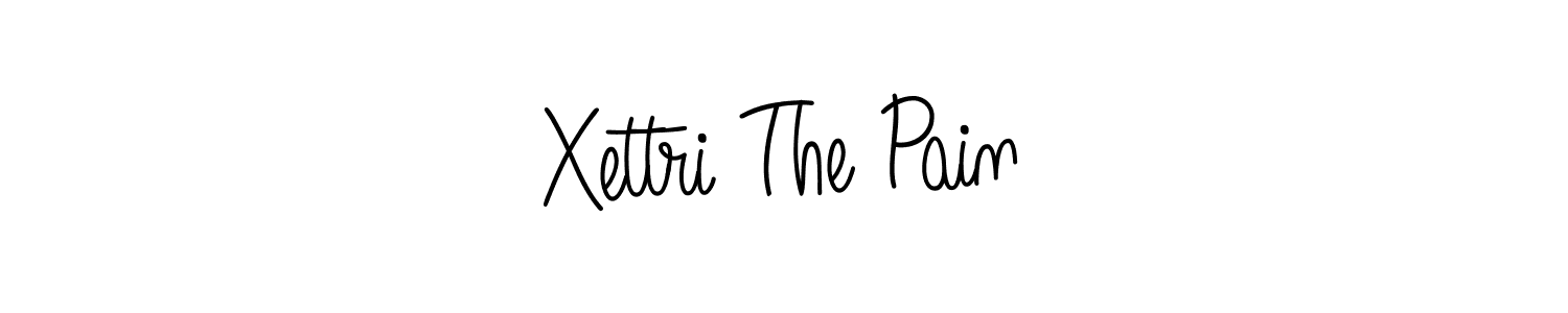 How to make Xettri The Pain signature? Angelique-Rose-font-FFP is a professional autograph style. Create handwritten signature for Xettri The Pain name. Xettri The Pain signature style 5 images and pictures png