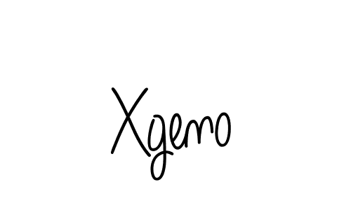 Use a signature maker to create a handwritten signature online. With this signature software, you can design (Angelique-Rose-font-FFP) your own signature for name Xgeno. Xgeno signature style 5 images and pictures png
