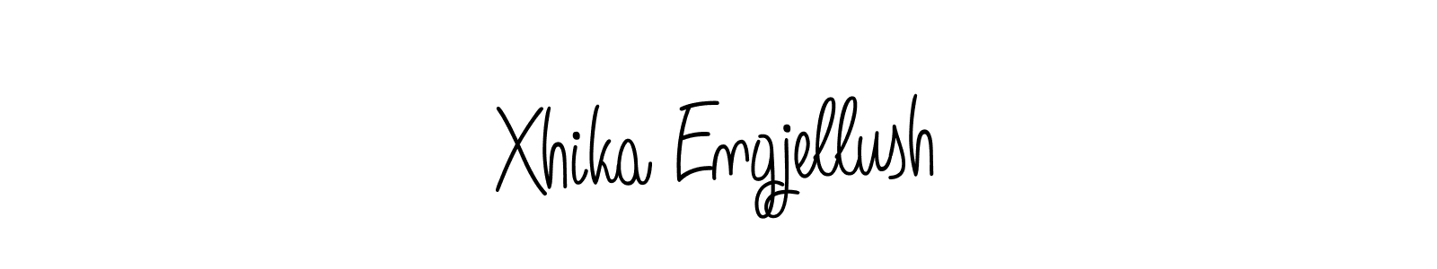 Make a beautiful signature design for name Xhika Engjellush. Use this online signature maker to create a handwritten signature for free. Xhika Engjellush signature style 5 images and pictures png