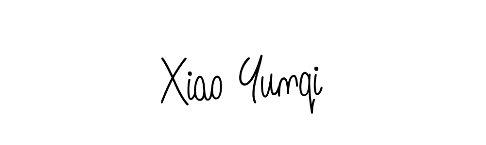 Xiao Yunqi stylish signature style. Best Handwritten Sign (Angelique-Rose-font-FFP) for my name. Handwritten Signature Collection Ideas for my name Xiao Yunqi. Xiao Yunqi signature style 5 images and pictures png