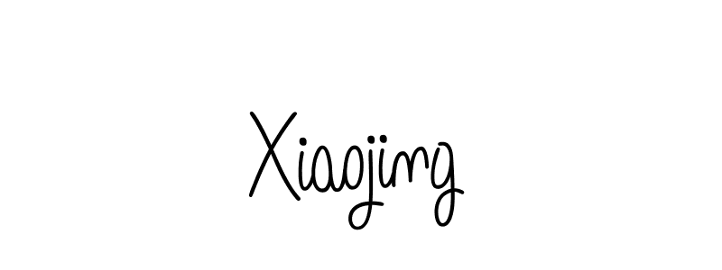 You should practise on your own different ways (Angelique-Rose-font-FFP) to write your name (Xiaojing) in signature. don't let someone else do it for you. Xiaojing signature style 5 images and pictures png
