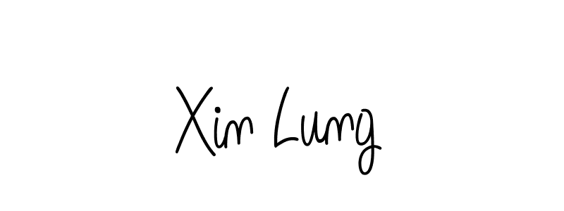 The best way (Angelique-Rose-font-FFP) to make a short signature is to pick only two or three words in your name. The name Xin Lung include a total of six letters. For converting this name. Xin Lung signature style 5 images and pictures png