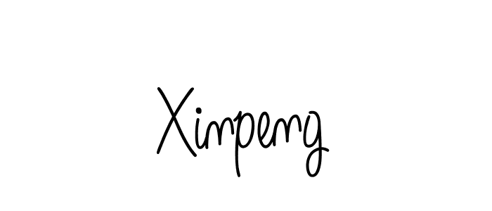 The best way (Angelique-Rose-font-FFP) to make a short signature is to pick only two or three words in your name. The name Xinpeng include a total of six letters. For converting this name. Xinpeng signature style 5 images and pictures png