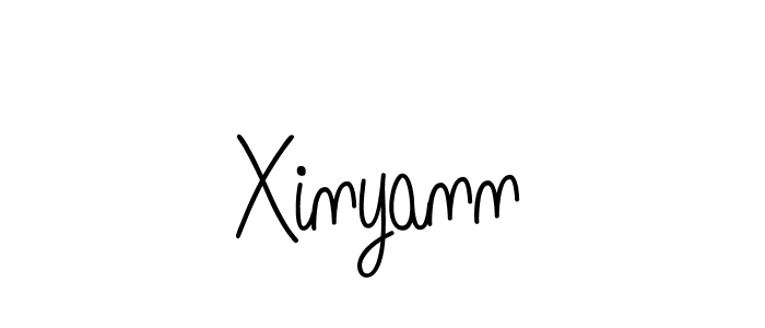 Use a signature maker to create a handwritten signature online. With this signature software, you can design (Angelique-Rose-font-FFP) your own signature for name Xinyann. Xinyann signature style 5 images and pictures png