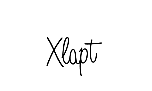 How to make Xlapt name signature. Use Angelique-Rose-font-FFP style for creating short signs online. This is the latest handwritten sign. Xlapt signature style 5 images and pictures png