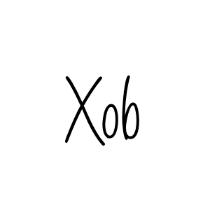Use a signature maker to create a handwritten signature online. With this signature software, you can design (Angelique-Rose-font-FFP) your own signature for name Xob. Xob signature style 5 images and pictures png