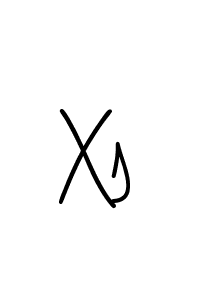 Make a beautiful signature design for name Xs. With this signature (Angelique-Rose-font-FFP) style, you can create a handwritten signature for free. Xs signature style 5 images and pictures png