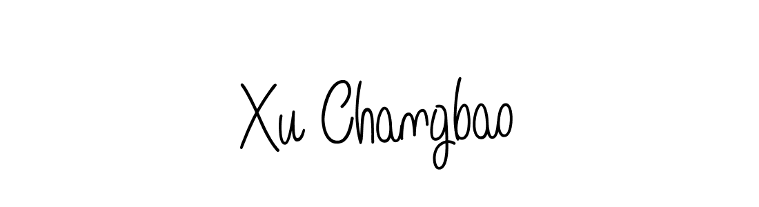 Xu Changbao stylish signature style. Best Handwritten Sign (Angelique-Rose-font-FFP) for my name. Handwritten Signature Collection Ideas for my name Xu Changbao. Xu Changbao signature style 5 images and pictures png