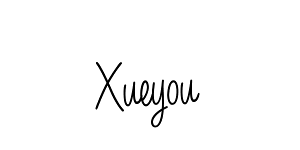 Make a beautiful signature design for name Xueyou. With this signature (Angelique-Rose-font-FFP) style, you can create a handwritten signature for free. Xueyou signature style 5 images and pictures png