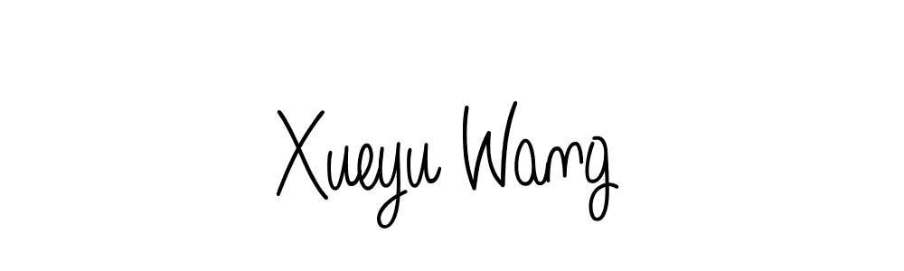 Make a beautiful signature design for name Xueyu Wang. With this signature (Angelique-Rose-font-FFP) style, you can create a handwritten signature for free. Xueyu Wang signature style 5 images and pictures png