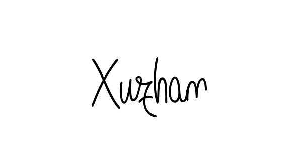 The best way (Angelique-Rose-font-FFP) to make a short signature is to pick only two or three words in your name. The name Xuzhan include a total of six letters. For converting this name. Xuzhan signature style 5 images and pictures png
