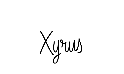 How to make Xyrus name signature. Use Angelique-Rose-font-FFP style for creating short signs online. This is the latest handwritten sign. Xyrus signature style 5 images and pictures png