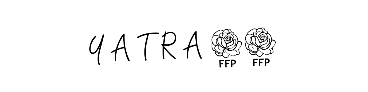 Use a signature maker to create a handwritten signature online. With this signature software, you can design (Angelique-Rose-font-FFP) your own signature for name Y A T R A 99. Y A T R A 99 signature style 5 images and pictures png