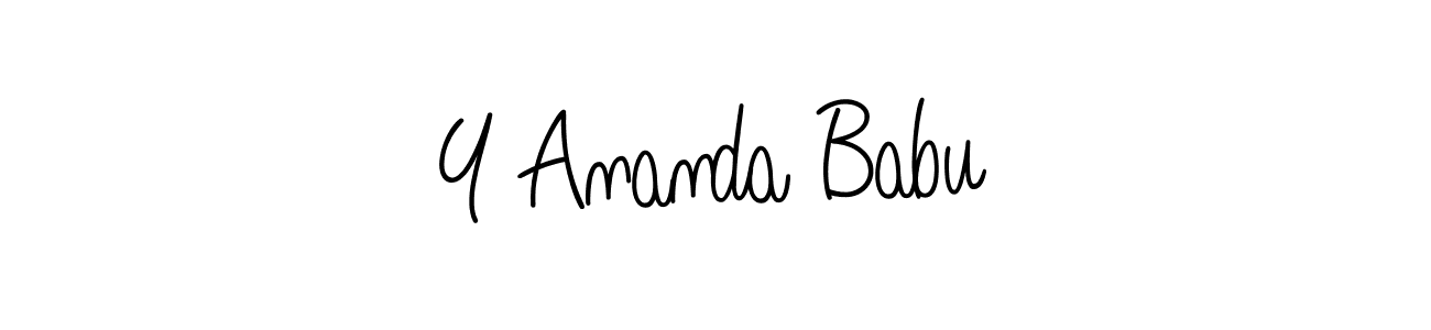 Angelique-Rose-font-FFP is a professional signature style that is perfect for those who want to add a touch of class to their signature. It is also a great choice for those who want to make their signature more unique. Get Y Ananda Babu name to fancy signature for free. Y Ananda Babu signature style 5 images and pictures png