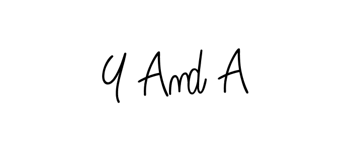 Once you've used our free online signature maker to create your best signature Angelique-Rose-font-FFP style, it's time to enjoy all of the benefits that Y And A name signing documents. Y And A signature style 5 images and pictures png