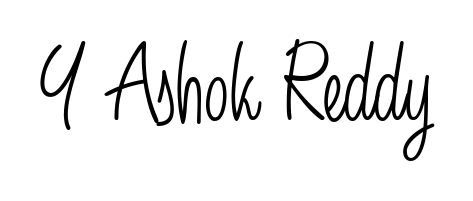 You should practise on your own different ways (Angelique-Rose-font-FFP) to write your name (Y Ashok Reddy) in signature. Don't let someone else do it for you. Y Ashok Reddy signature style 5 images and pictures png