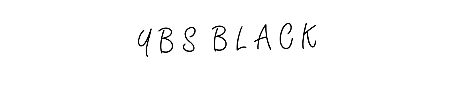 Create a beautiful signature design for name Y B S  B L A C K. With this signature (Angelique-Rose-font-FFP) fonts, you can make a handwritten signature for free. Y B S  B L A C K signature style 5 images and pictures png