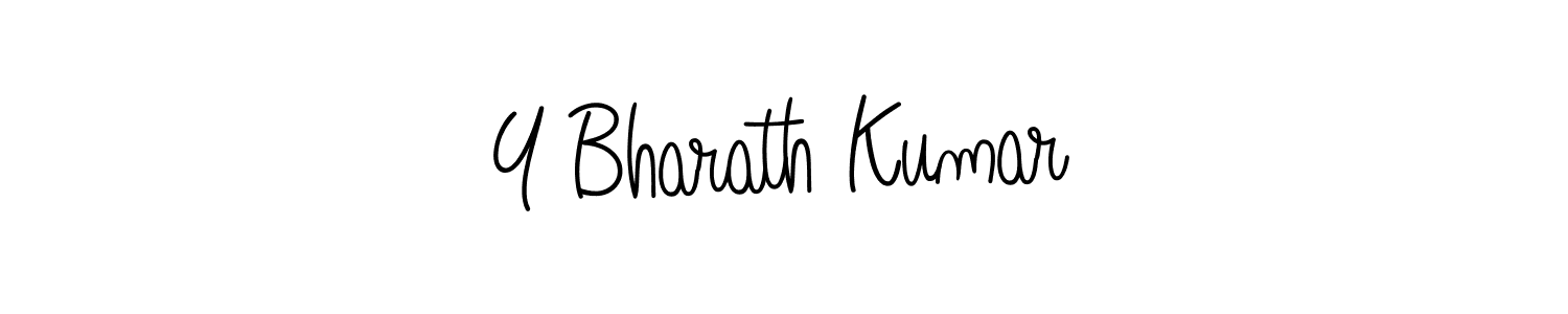 Make a short Y Bharath Kumar signature style. Manage your documents anywhere anytime using Angelique-Rose-font-FFP. Create and add eSignatures, submit forms, share and send files easily. Y Bharath Kumar signature style 5 images and pictures png