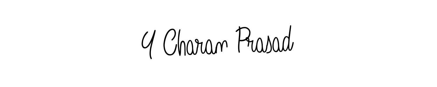 It looks lik you need a new signature style for name Y Charan Prasad. Design unique handwritten (Angelique-Rose-font-FFP) signature with our free signature maker in just a few clicks. Y Charan Prasad signature style 5 images and pictures png