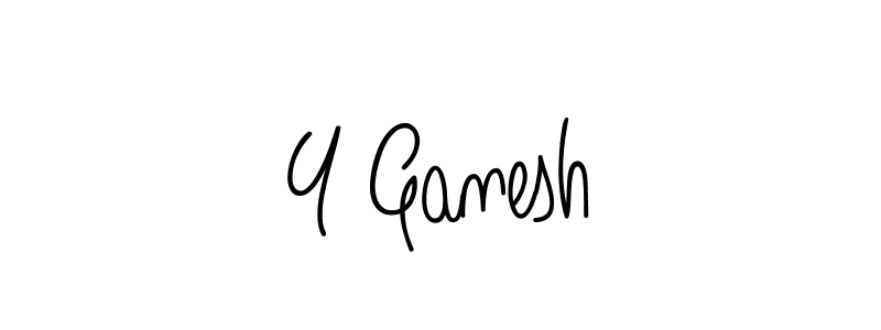 It looks lik you need a new signature style for name Y Ganesh. Design unique handwritten (Angelique-Rose-font-FFP) signature with our free signature maker in just a few clicks. Y Ganesh signature style 5 images and pictures png