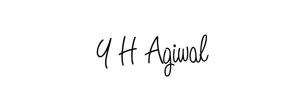 Also You can easily find your signature by using the search form. We will create Y H Agiwal name handwritten signature images for you free of cost using Angelique-Rose-font-FFP sign style. Y H Agiwal signature style 5 images and pictures png