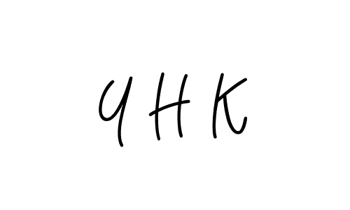 How to Draw Y H K signature style? Angelique-Rose-font-FFP is a latest design signature styles for name Y H K. Y H K signature style 5 images and pictures png