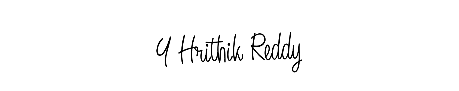 It looks lik you need a new signature style for name Y Hrithik Reddy. Design unique handwritten (Angelique-Rose-font-FFP) signature with our free signature maker in just a few clicks. Y Hrithik Reddy signature style 5 images and pictures png