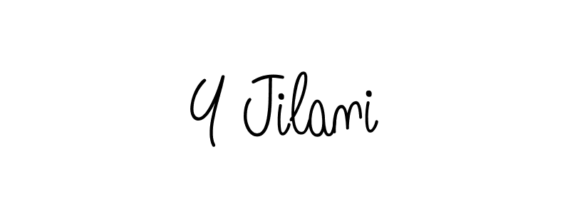 Also we have Y Jilani name is the best signature style. Create professional handwritten signature collection using Angelique-Rose-font-FFP autograph style. Y Jilani signature style 5 images and pictures png